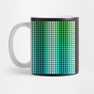 Dots green, aquamarina Mug